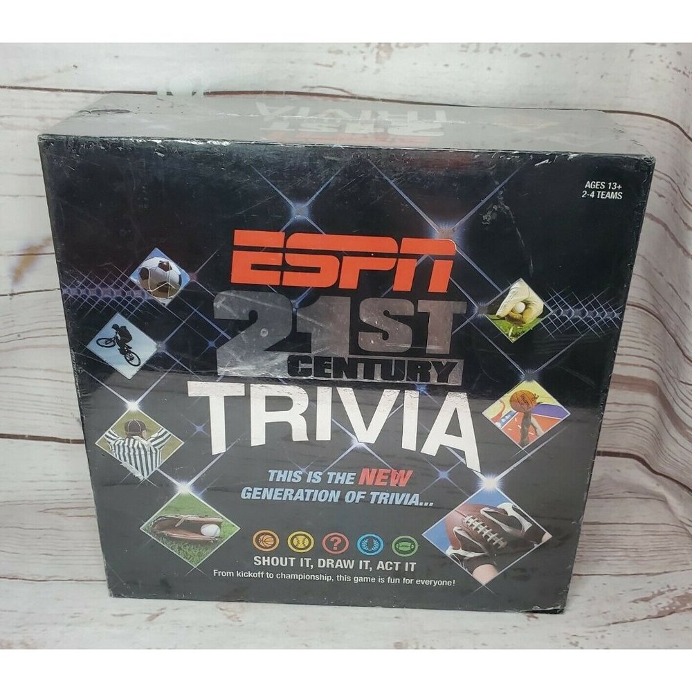 ESPN 21st Century Trivia Game New Generation of Trivia Brand New Sealed